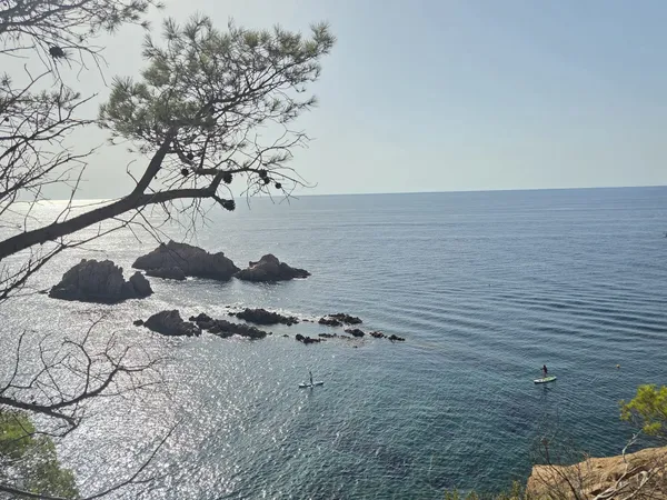 Islotes frente a la costa desde el Camí de Ronda